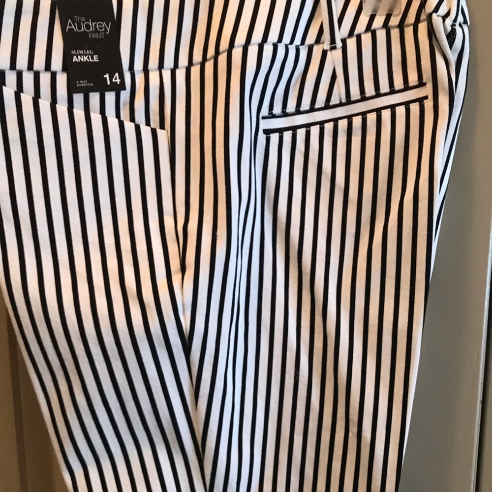 Striped pants 14. Never worn